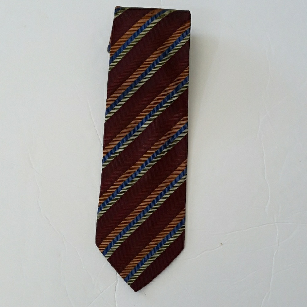 Mens Altea expressly for John Craig Stripe Silk necktie